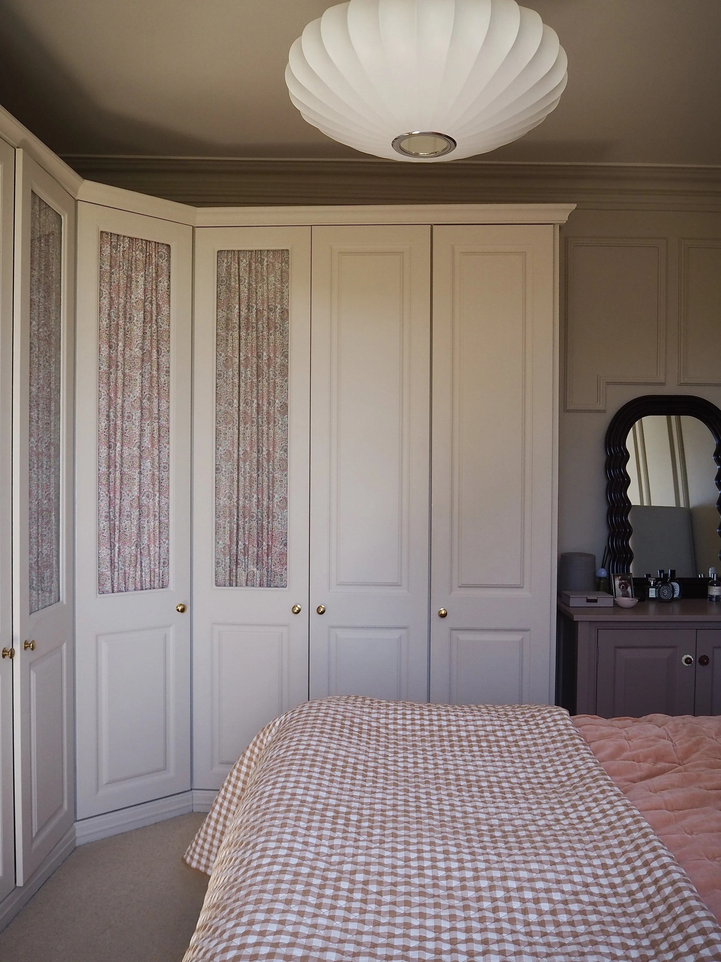 bedroom wardrobe hack fabric