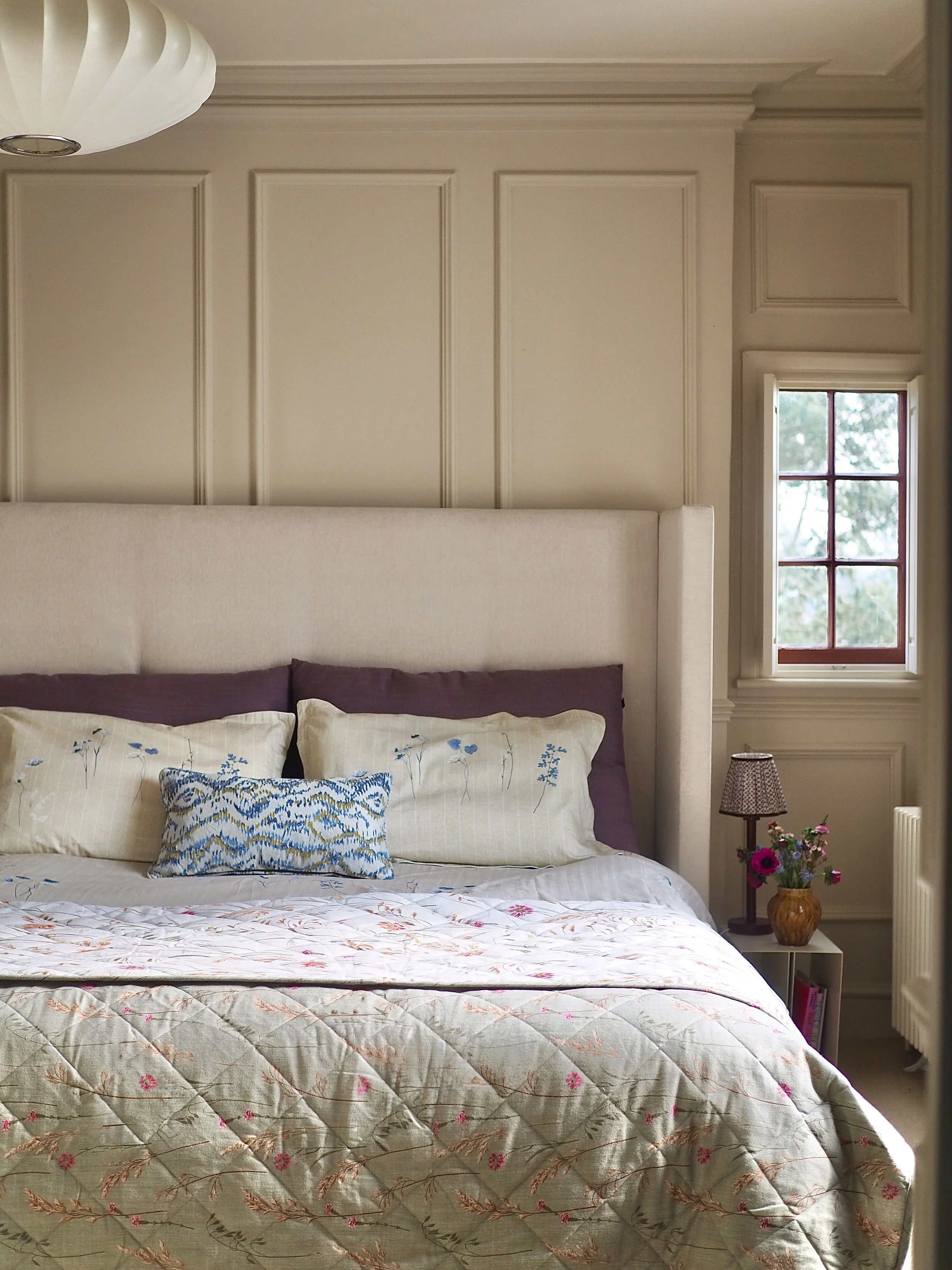 muted bedroom scheme