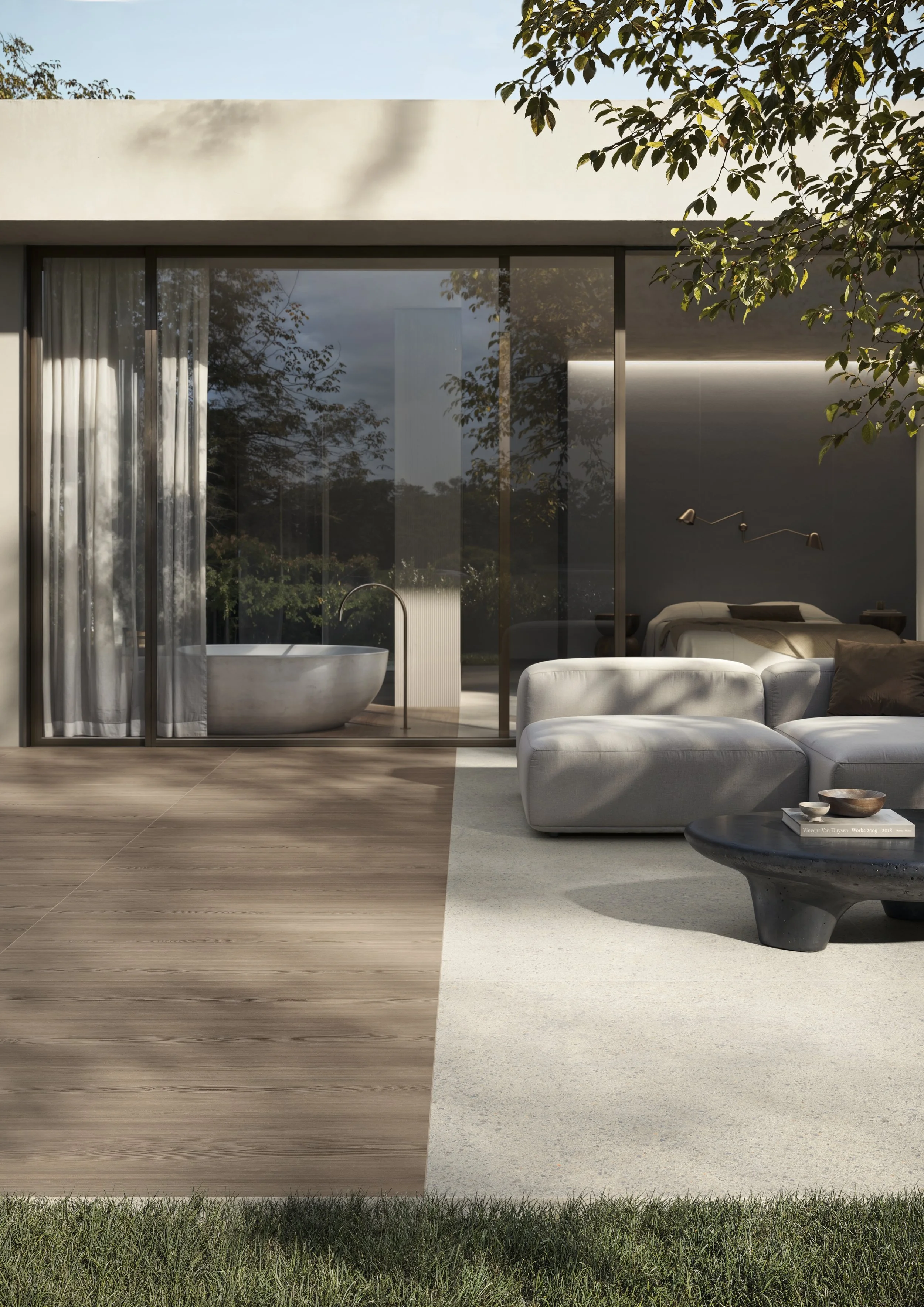 divided zones outdoor spaces