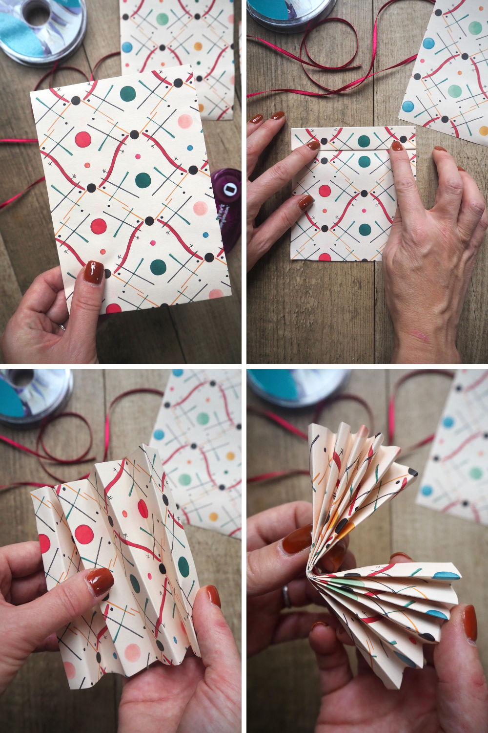 how to make a paper garland