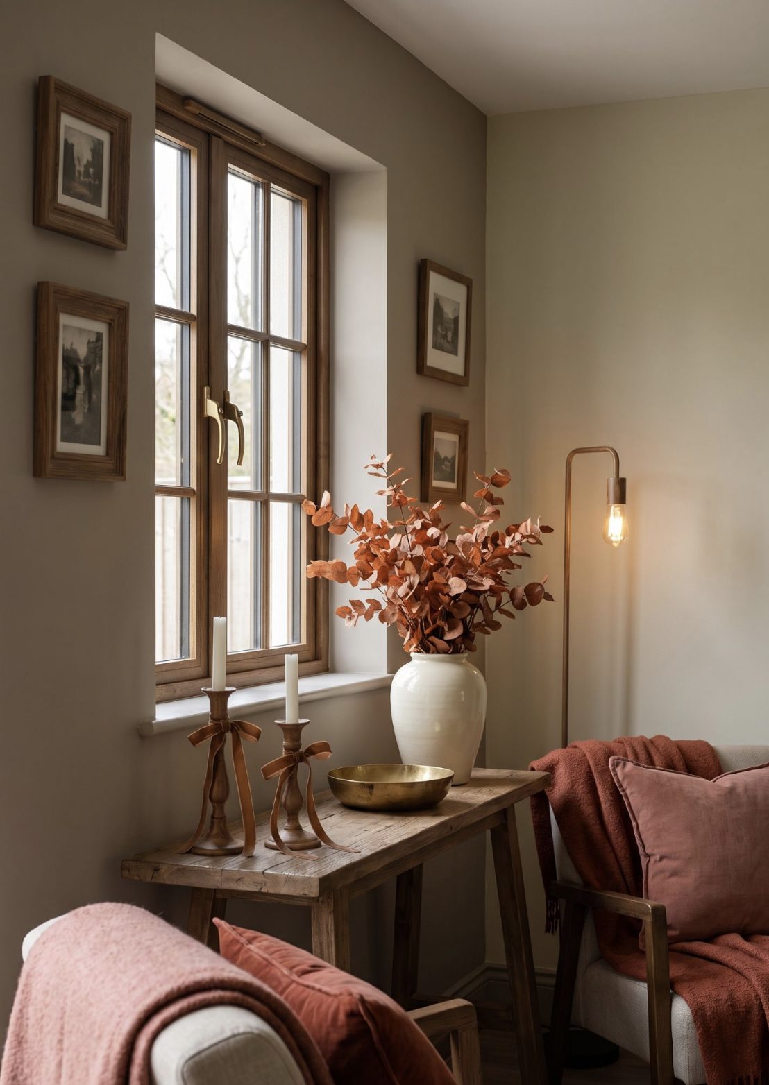 timber windows cosy cottage