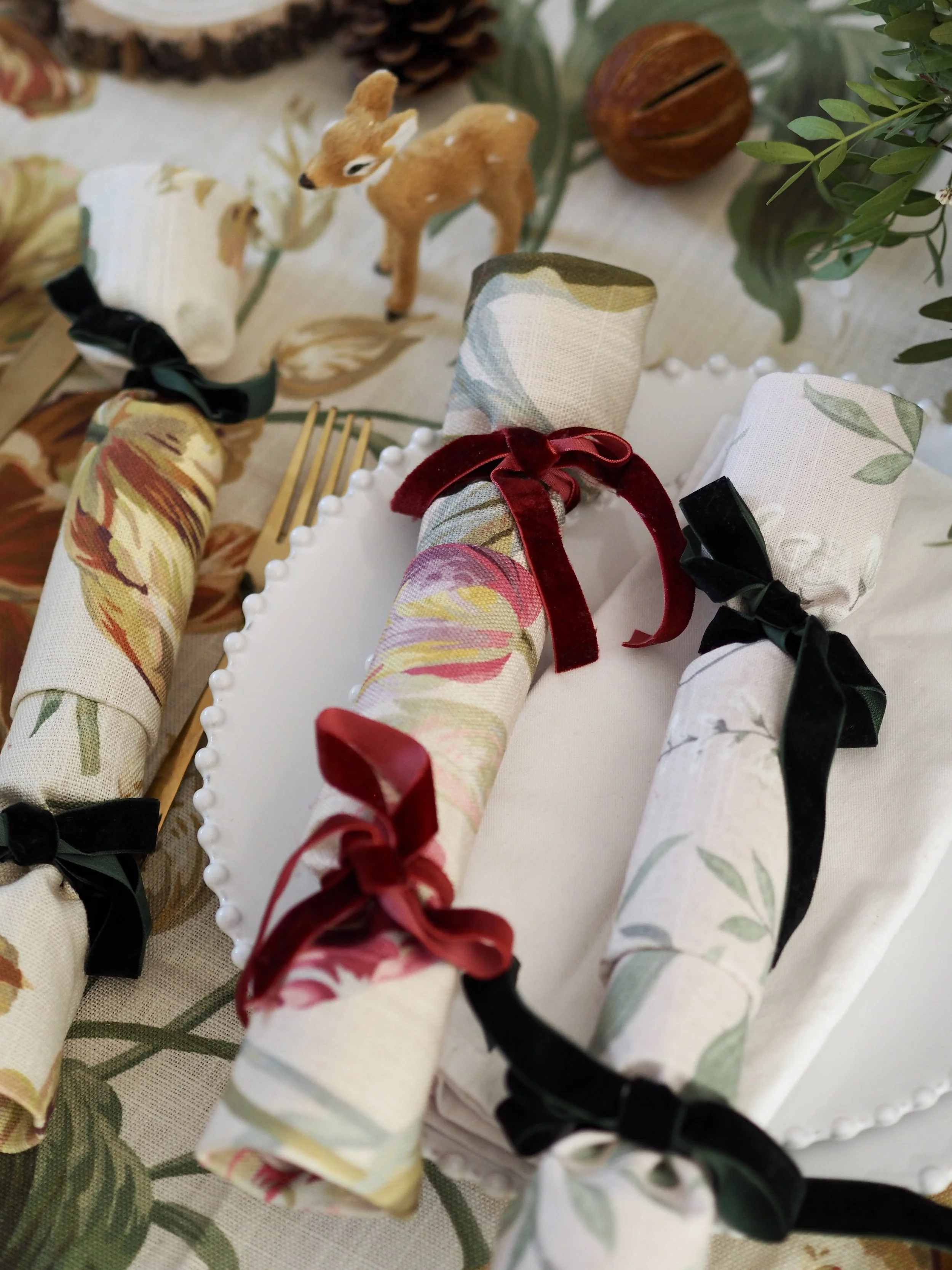 sustainable fabric christmas crackers