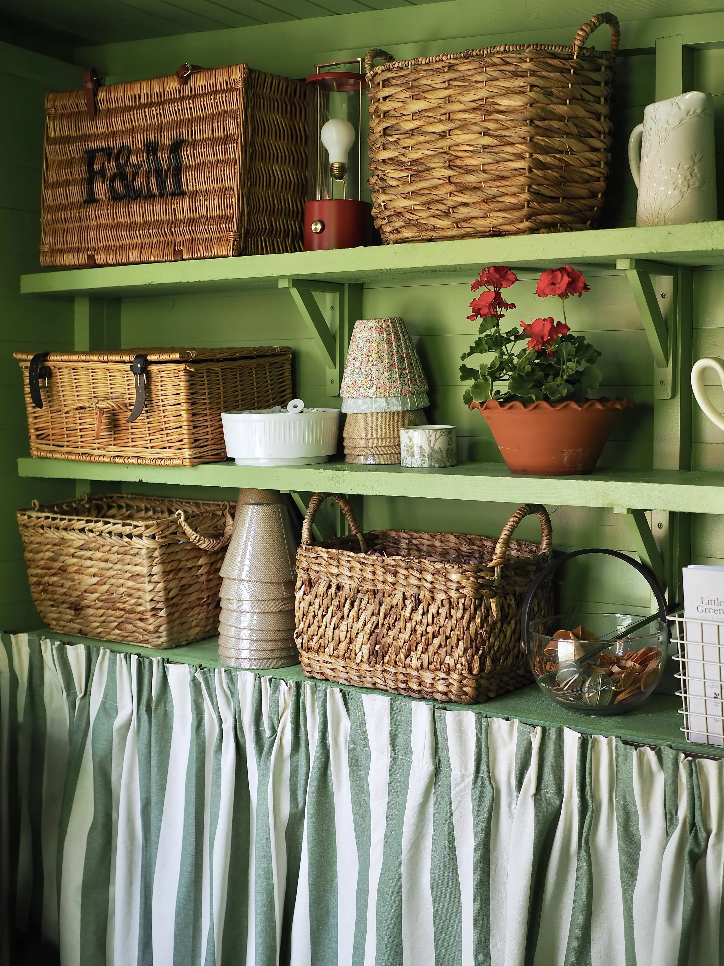 diy kitchen skirt