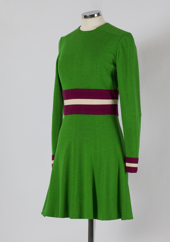 Jersey minidress, Mary Quant, fin 1960s