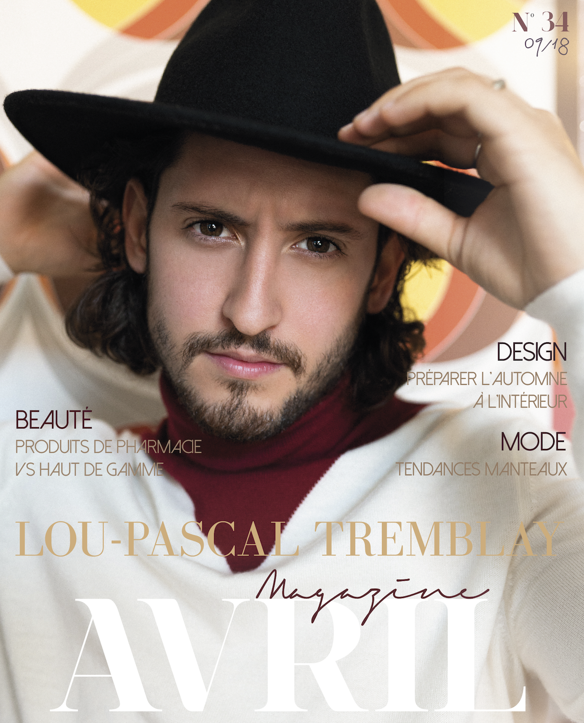 Couverture de septembre 2018 - Lou-Pascal Tremblay!