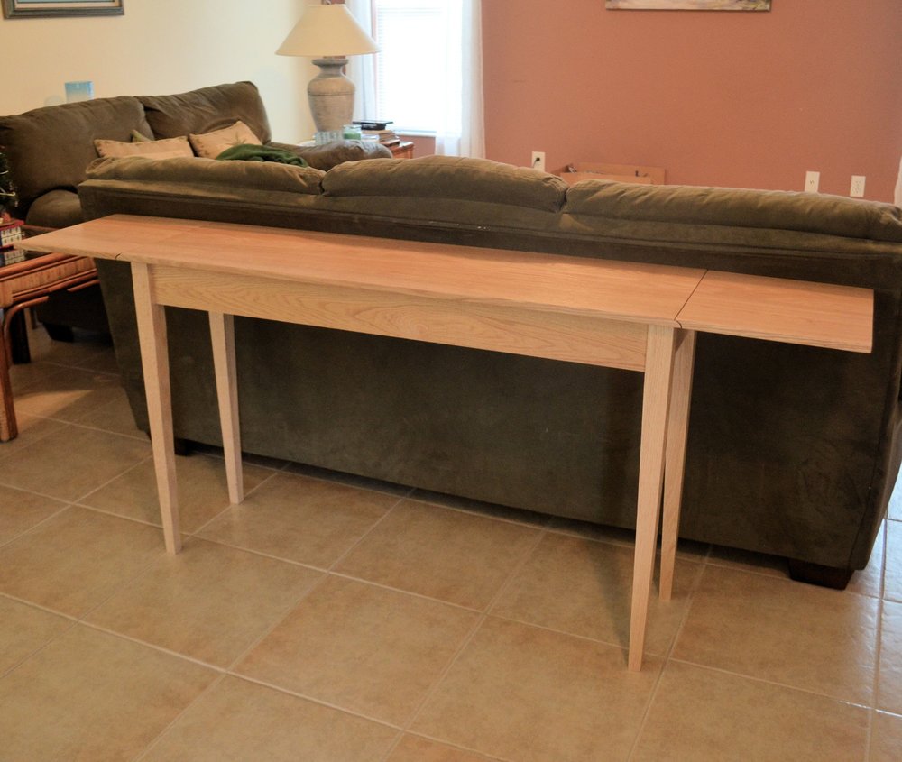 Drop Leaf Sofa Table Plans Woodcademy