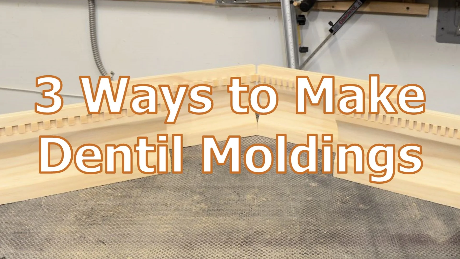 3 Ways to Make Dentil Moldings