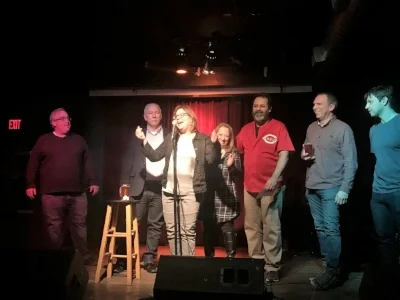 The True Theatre board. photo credit: Jennifer Verkamp