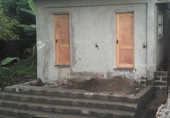 July 2015 - Completed, pupills' toilet block awaiting final step.