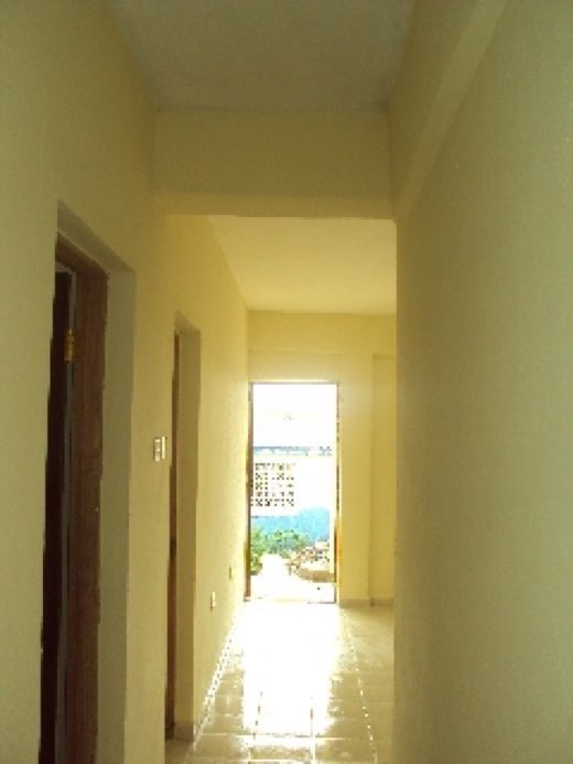 May 2014 - Central corridor to front door of library.