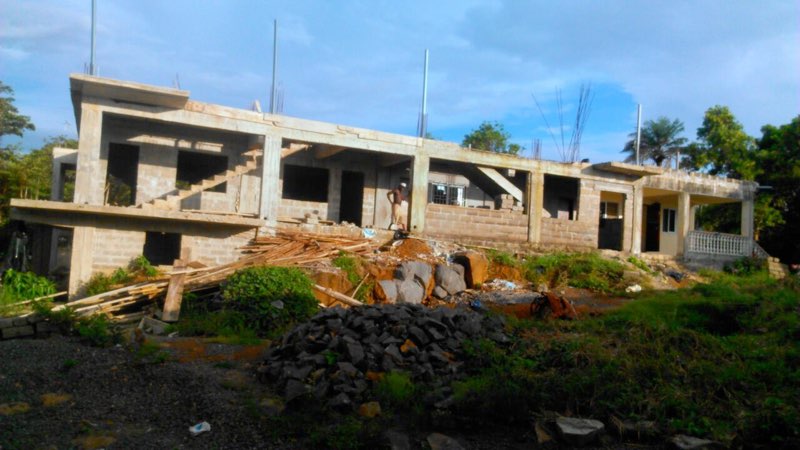 Oct 2015 - Full length of school from library (right) to second classroom (left)