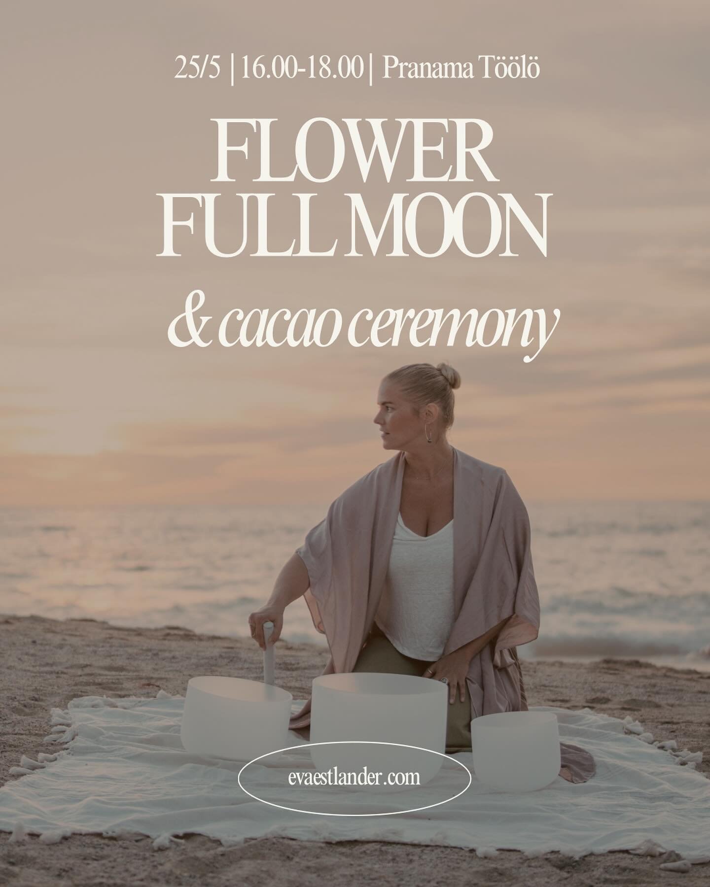 🌸🌕 FLOWER FULL MOON 🌸🌕 
☕️ CACAO CEREMONY
📅 Time: May  25th, 16.00-18.00 📍Space: @pranamahelsinki Pranama T&ouml;&ouml;l&ouml;, Sandelsinkatu 8

People worldwide have worshipped and celebrated the moon for ages, each phase holding unique signif