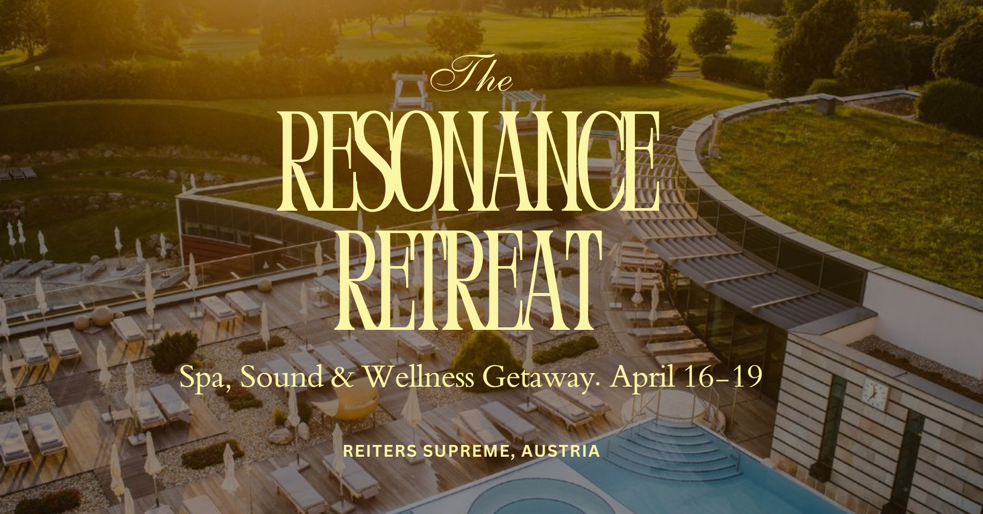 RESONANCE RETREAT: FLOATING SOUND BATH RETREAT IN AUSTRIA