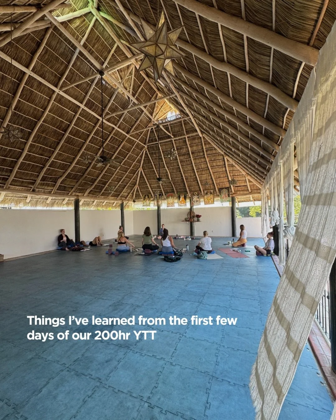 Week one almost done of our #200hrytt in #sayulita 
Feeling grateful for this group and the way they show up for the work ❤️🧡🥹✨