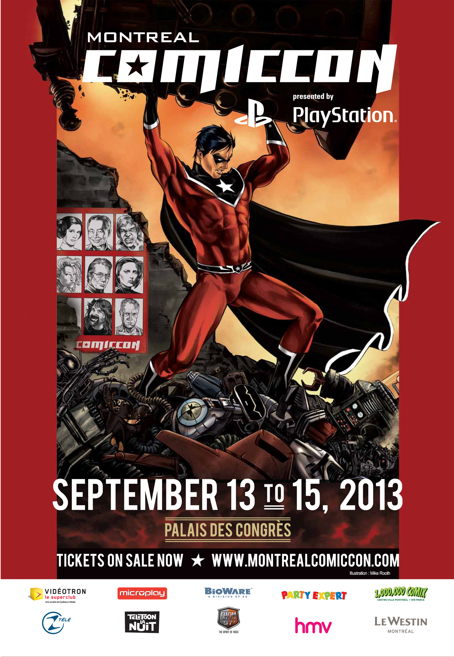 Poster for 2013 Montreal ComicCon