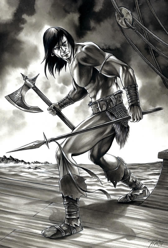 Conan (DarkHorse cover contest submission), 2013