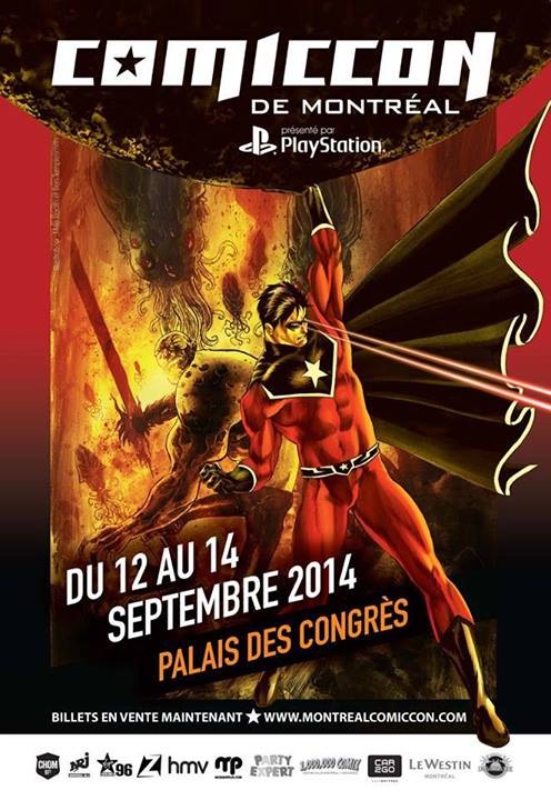 Poster for 2014 Montreal ComicCon