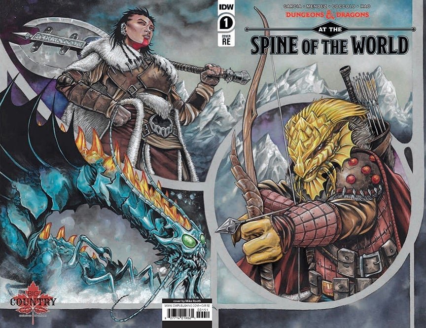 Dungeons & Dragons Spine Of The World #1 (wraparound)