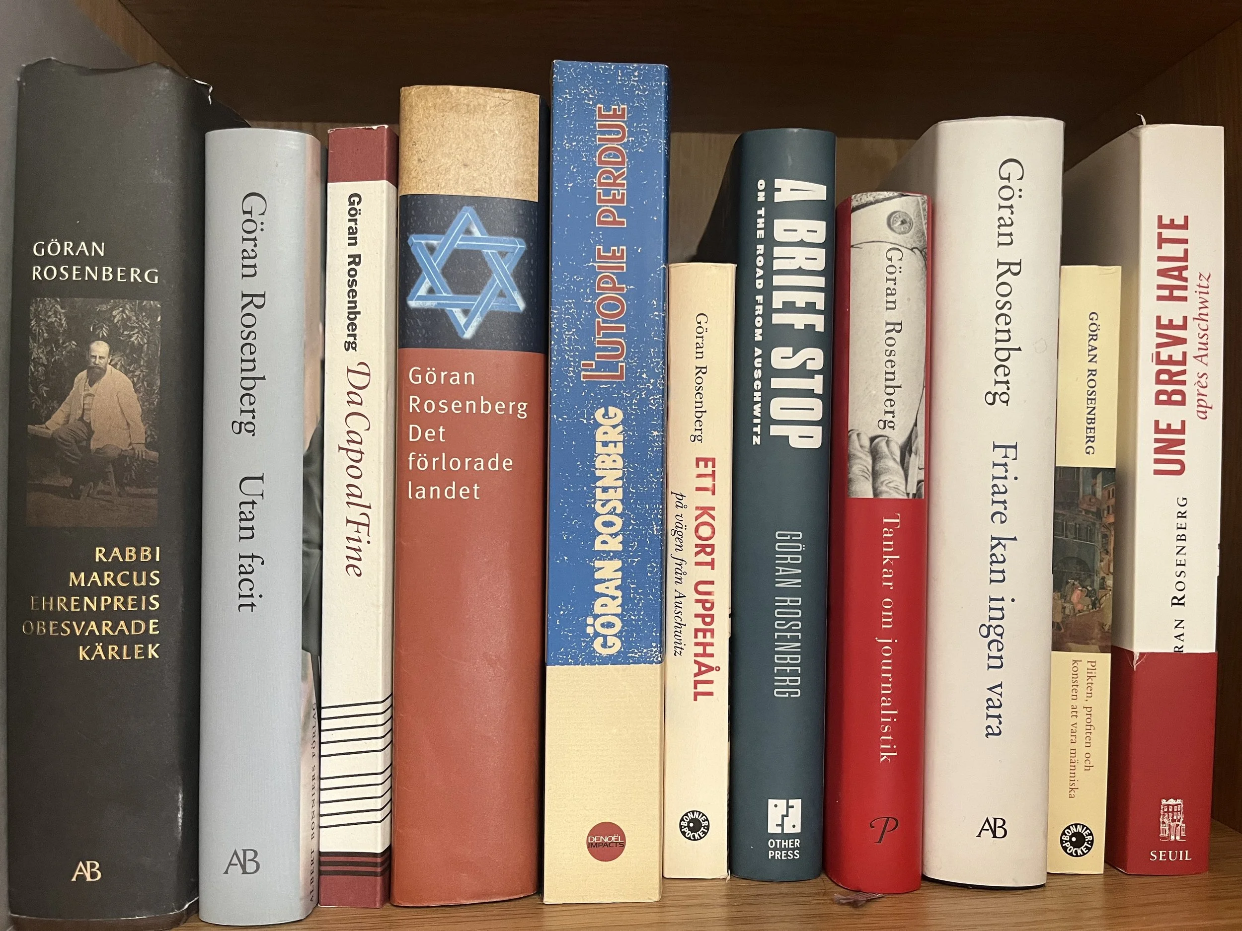 Friare kan ingen vara excerpt — Göran Rosenberg