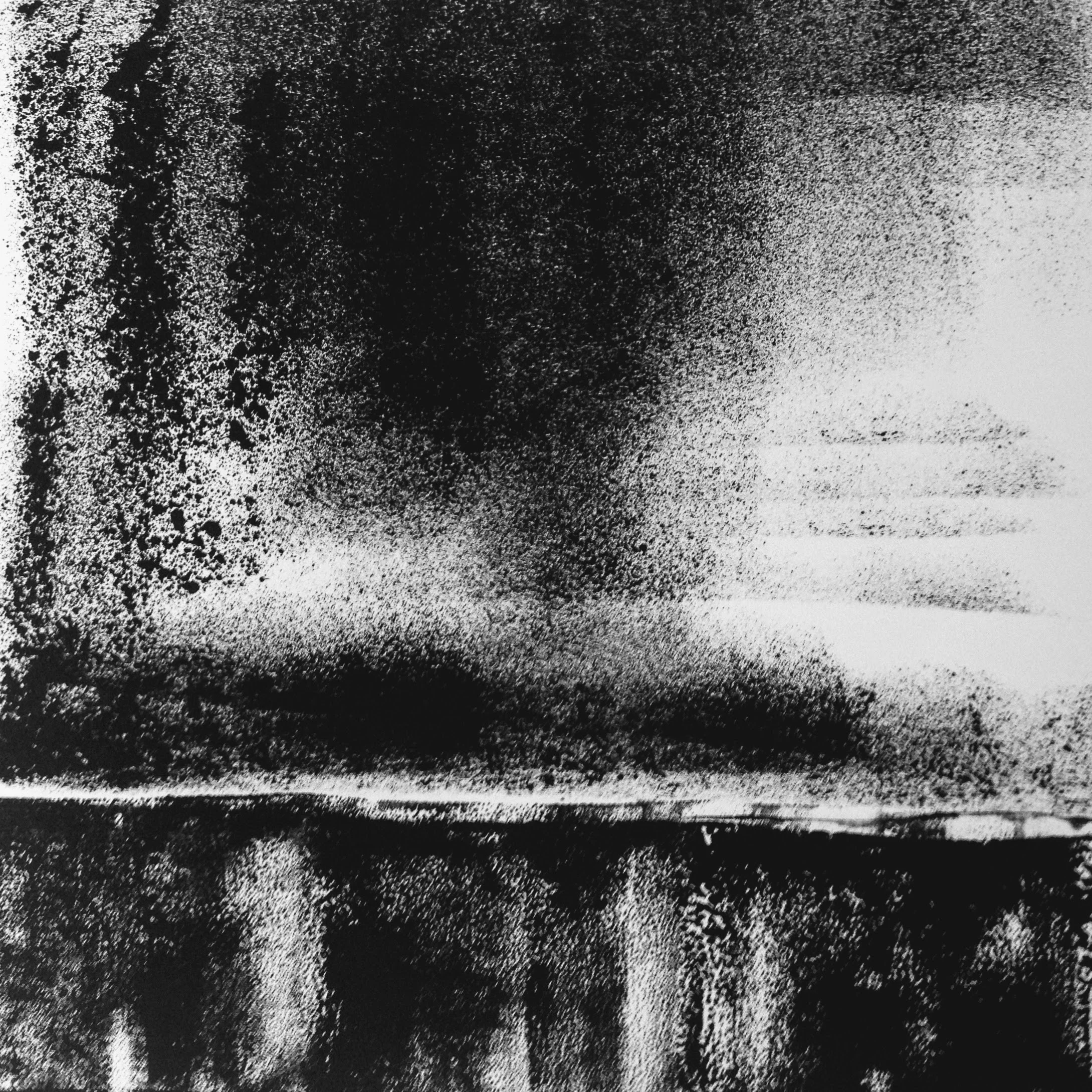 Dark Skies II, monotype, 2017, 300x300mm, 250gm Somerset Satin