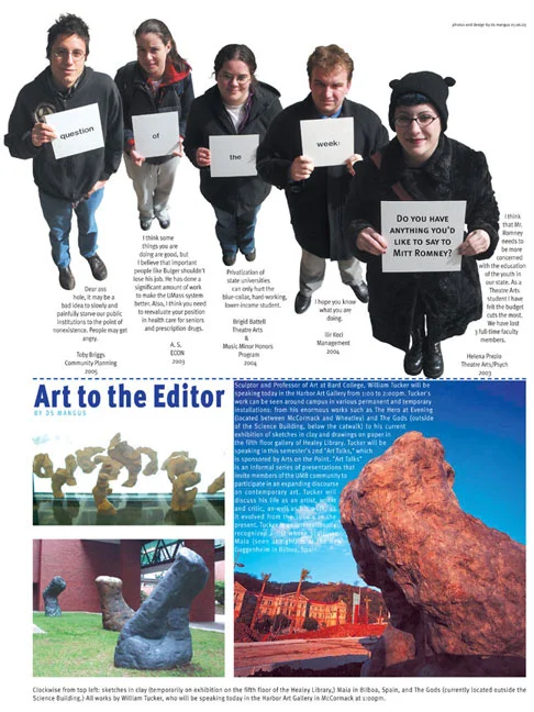 The Mass Media - "Question of the Week" and "Art to the Editor" Page, 2003