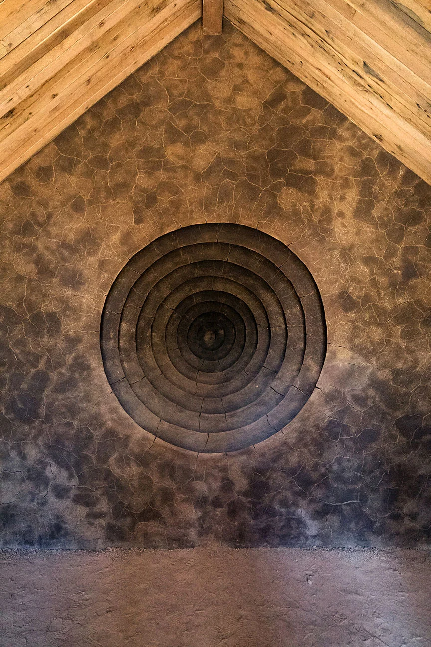 Andy Goldsworthy Clay Houses: Hole , from the series Clay Houses (Boulder-Room-Holes) , 2007–08