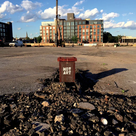 Exhibit B: NOT ART in Brooklyn.