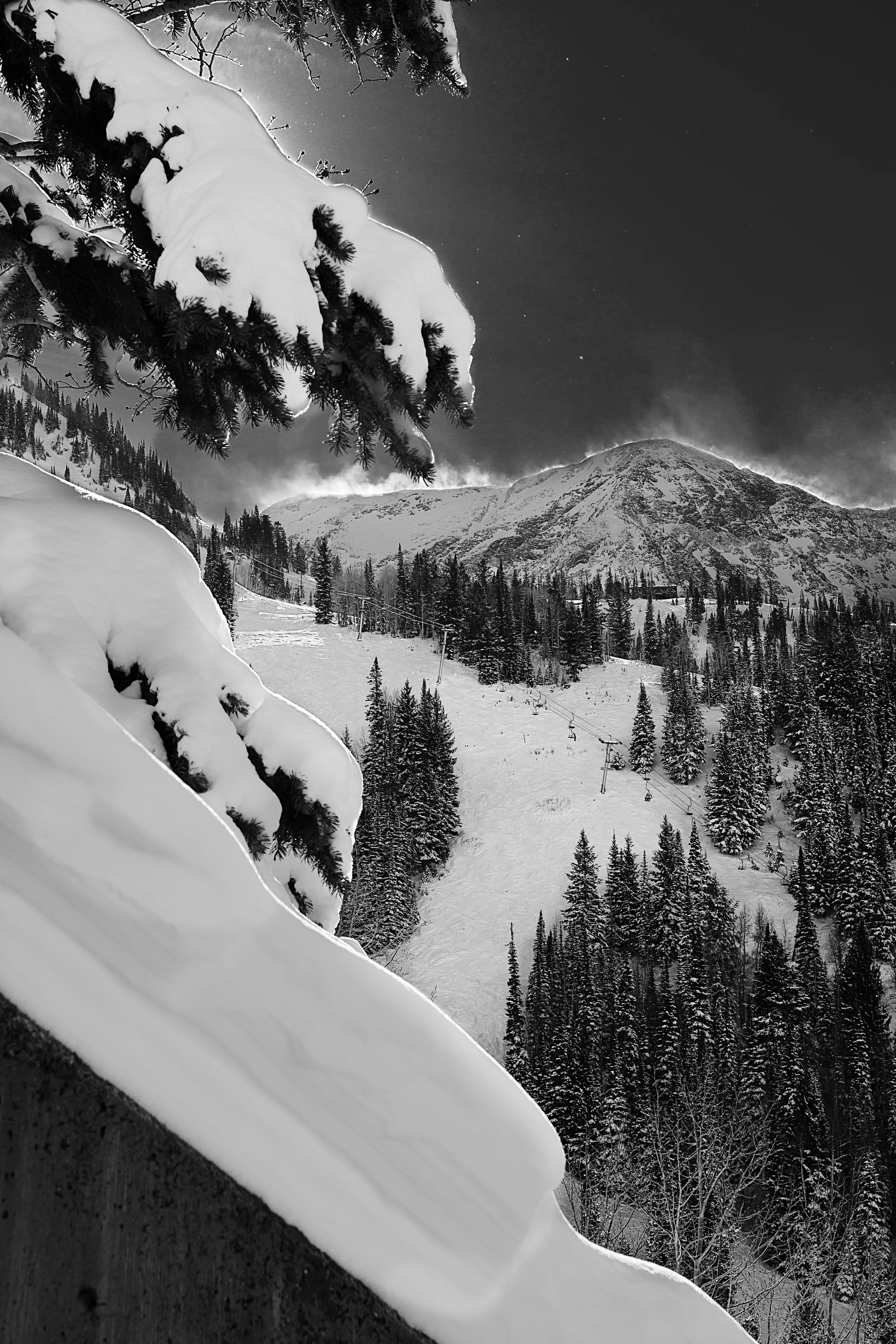Winter Mountain View