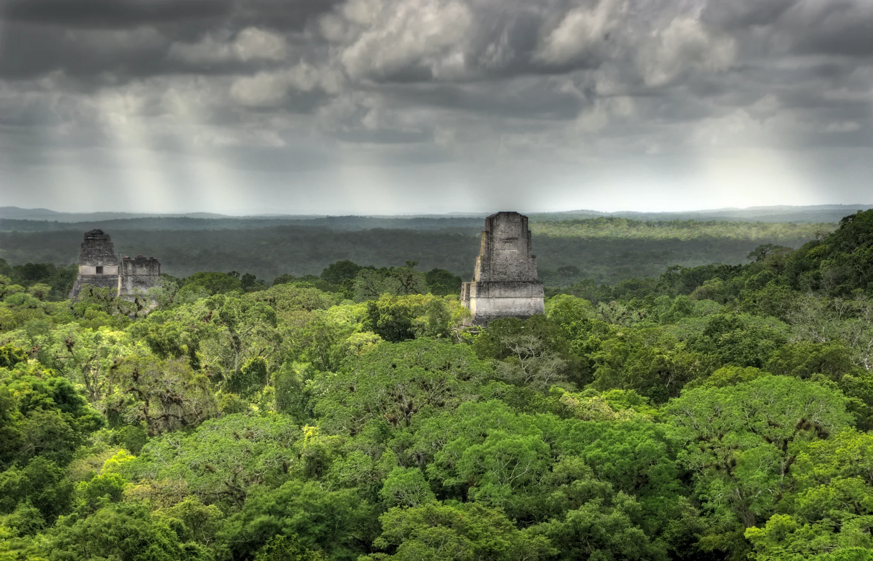 Sun and Storms on the Mayan Temples