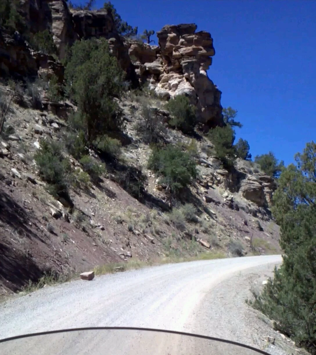 Gravel Road on 2004 Harley Road Glide.jpg