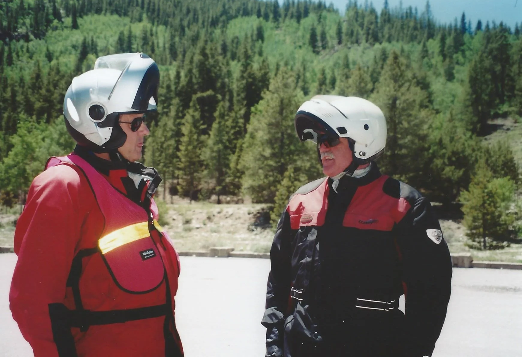 Roger and Bill discuss the route.jpg