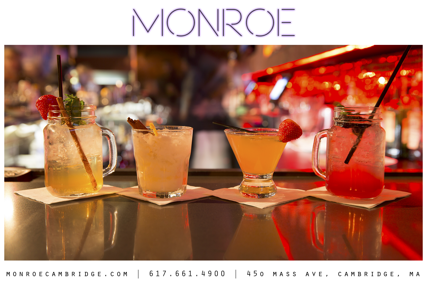 Flyer: Cocktails (MONROE Restaurant)