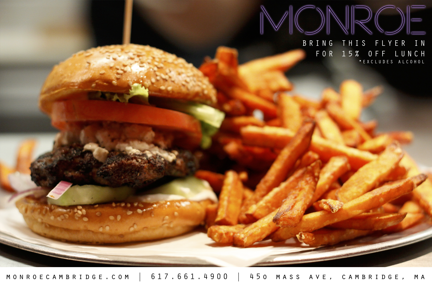 Flyer: Lunch (MONROE Restaurant)