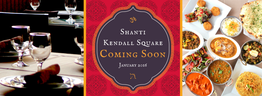 Facebook Banner: Kendall Square Location Opening Campaign (Shanti Restaurant)