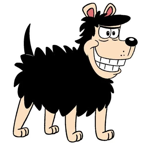 Gnasher, with a grin that's the epitome of mischief and mayhem