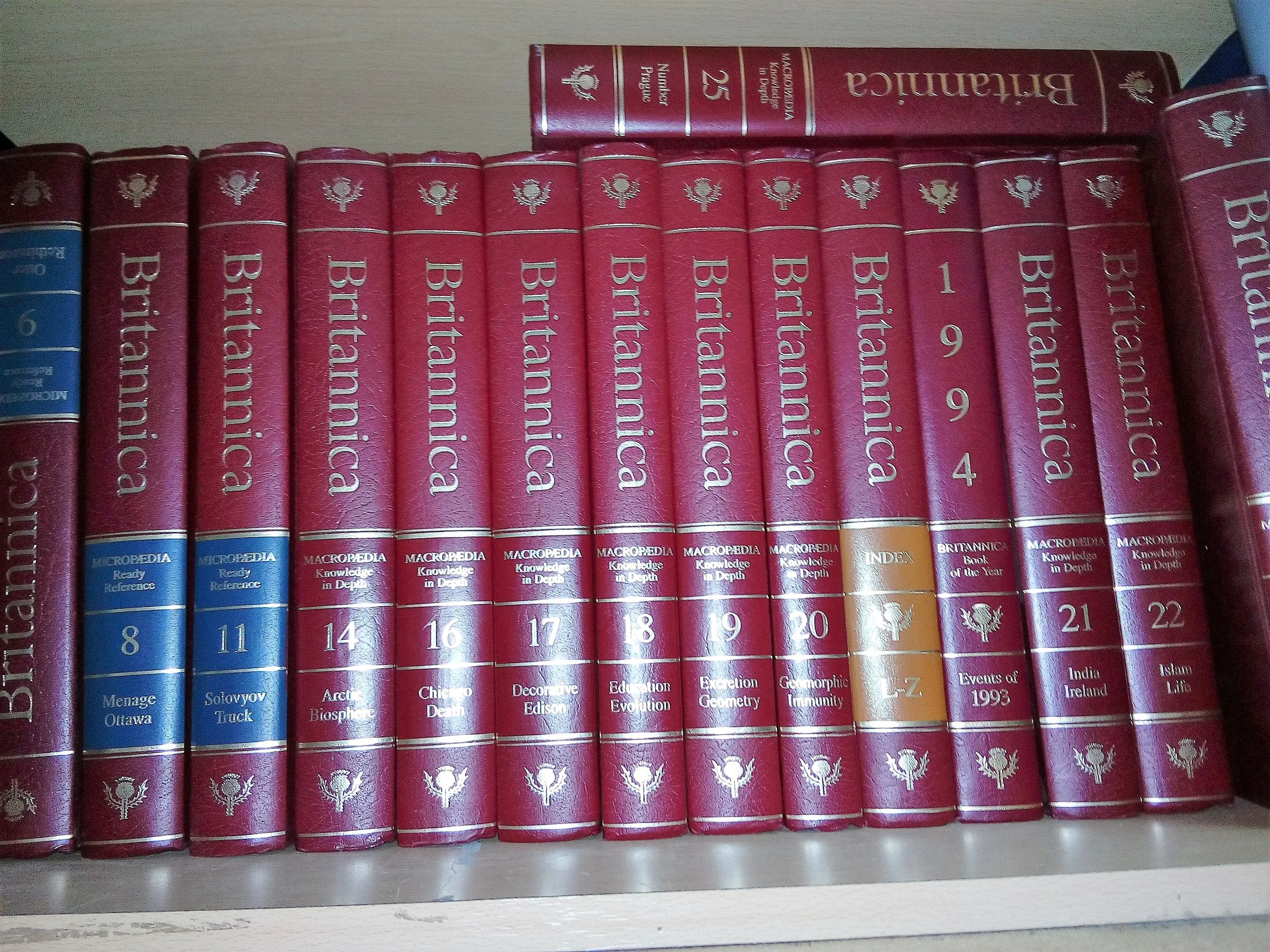 A not quite complete set for sale in a local charity shop