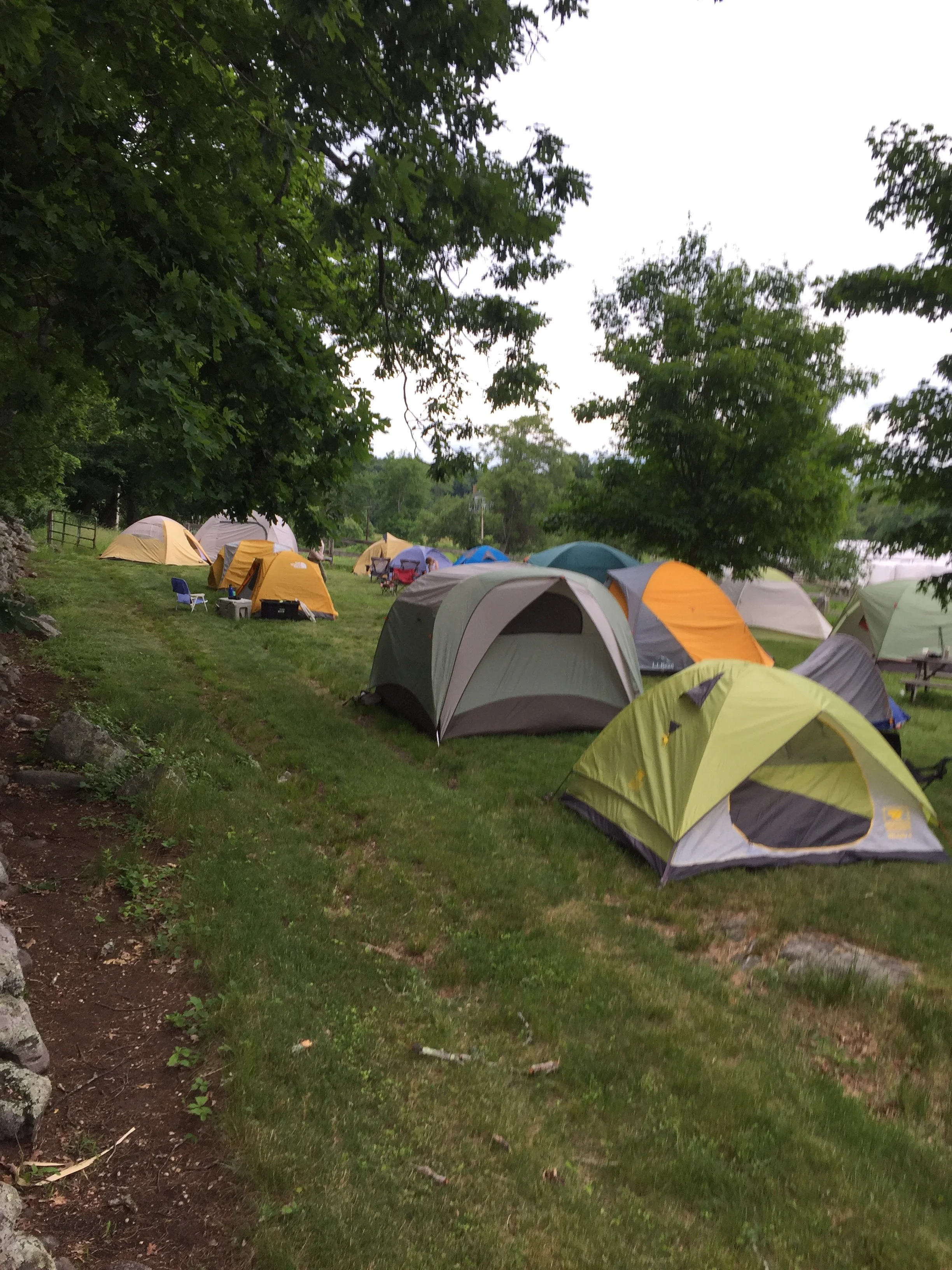 A hardy camp by Codman Road