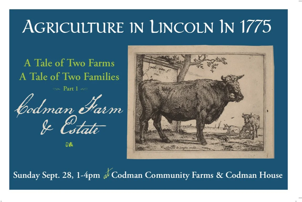 Agriculture in Lincoln in 1775