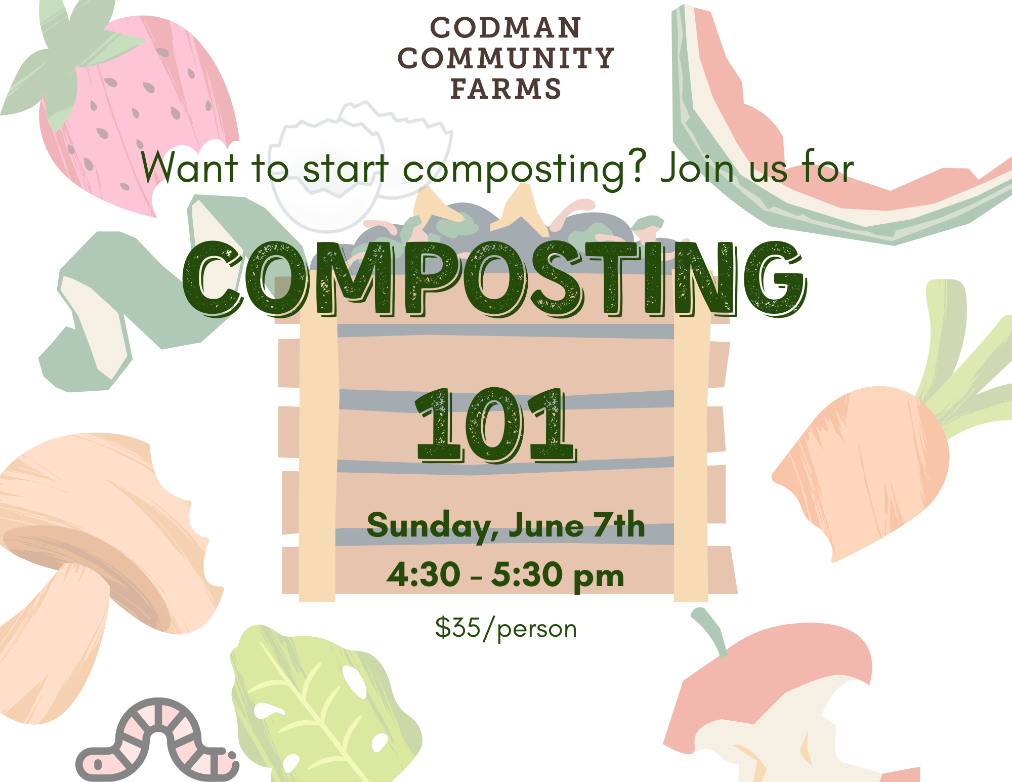 Composting 101, Sunday, June 7