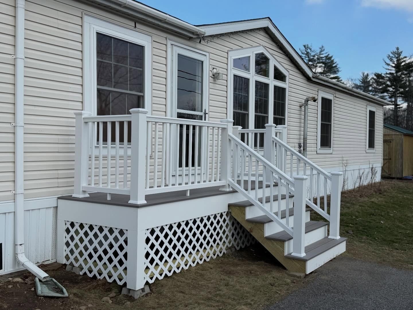 Beautiful new deck in Cornish, ME! Bring on warmer nights 🌸