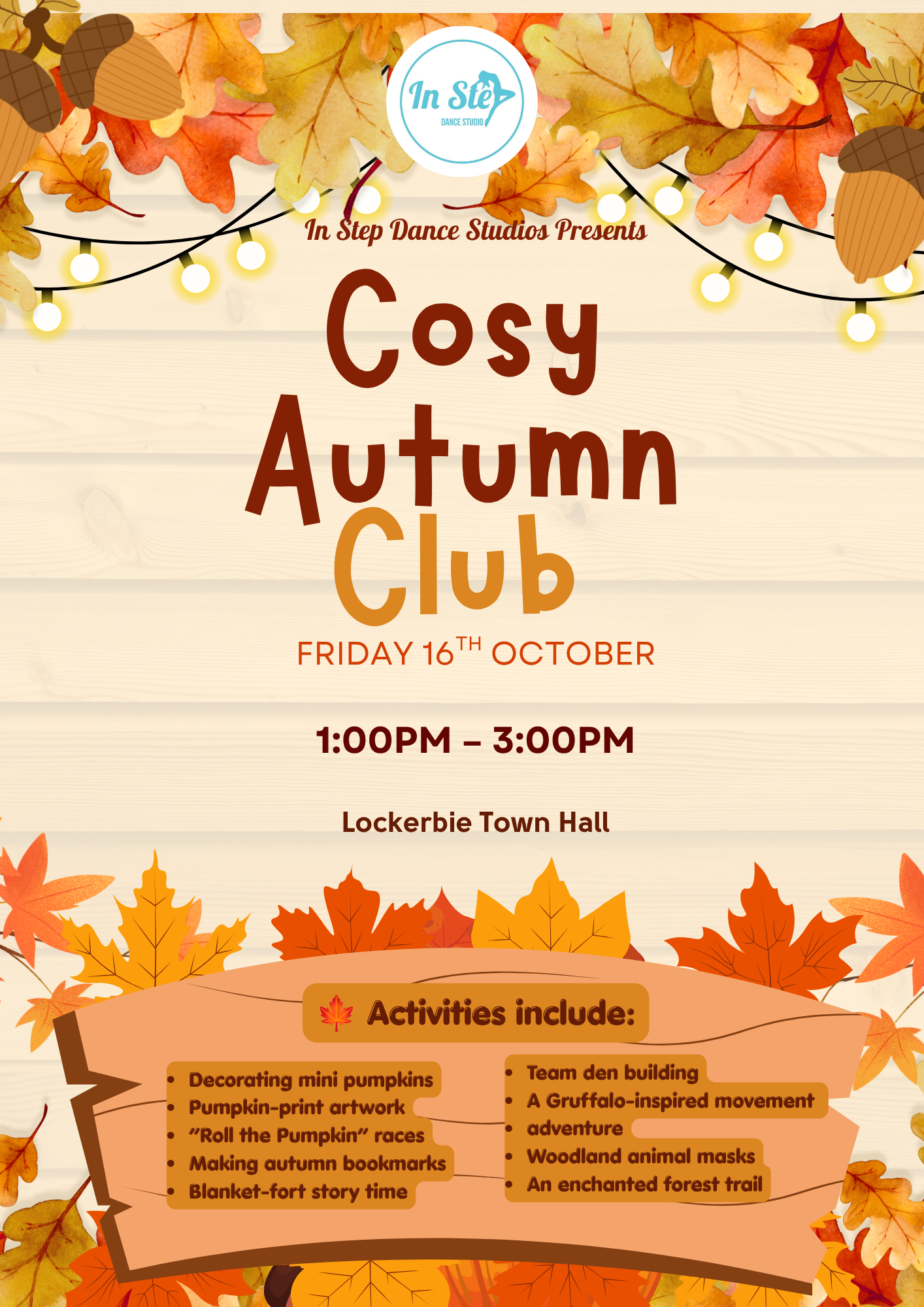 The Cosy Autumn Club 2026 (Lockerbie Location)