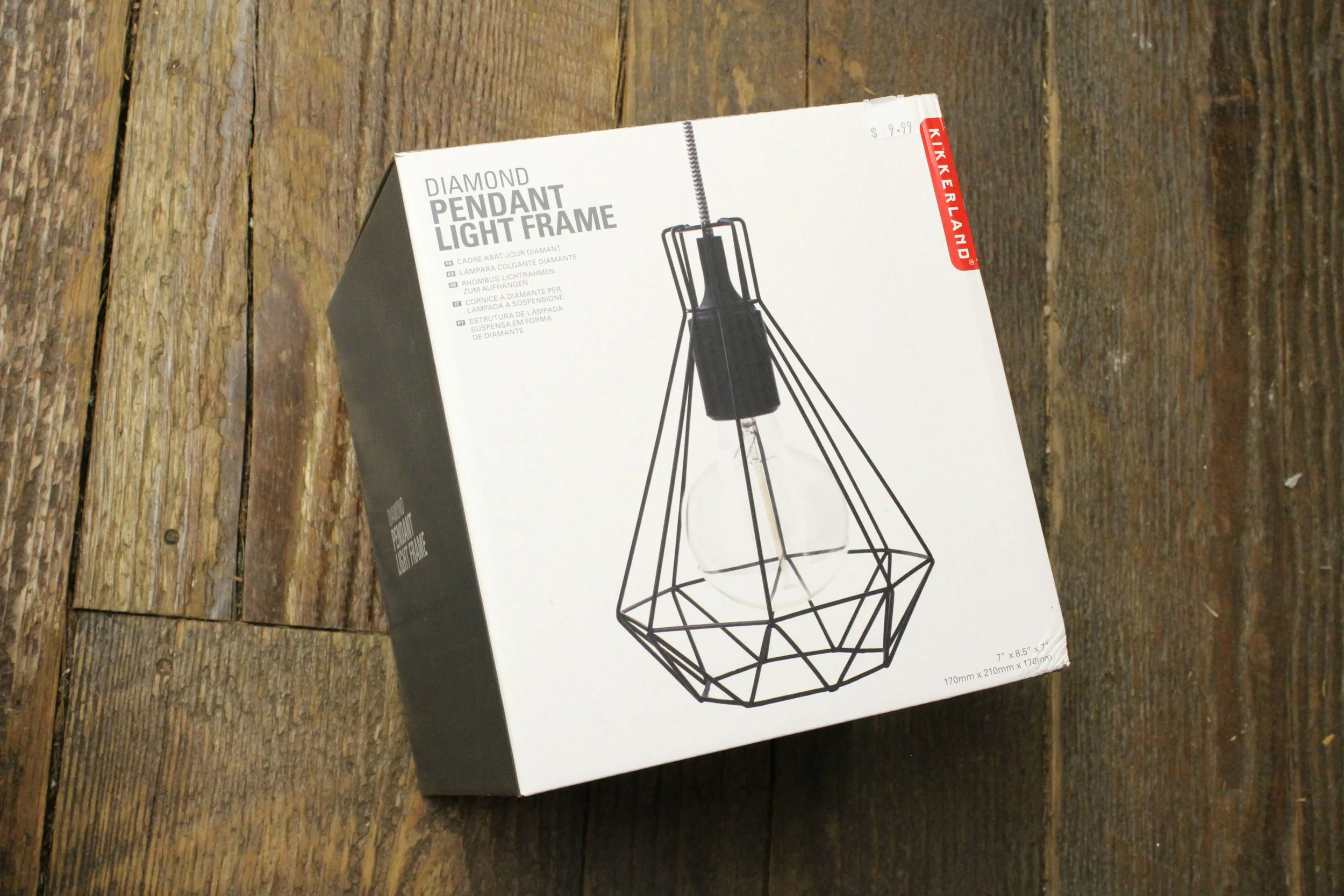 Diamond Pendant Light Frame
