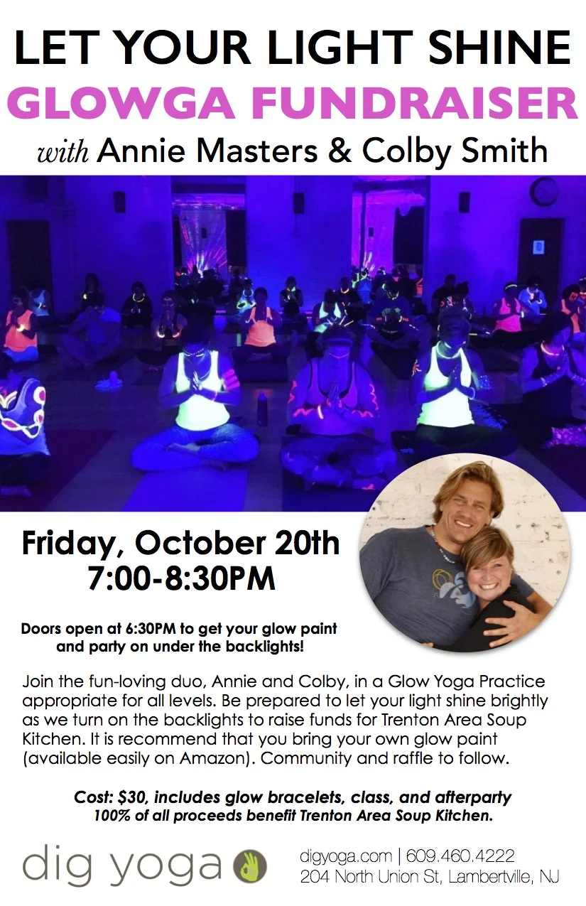 Glowga Fundraiser for Trenton Soup Kitchen