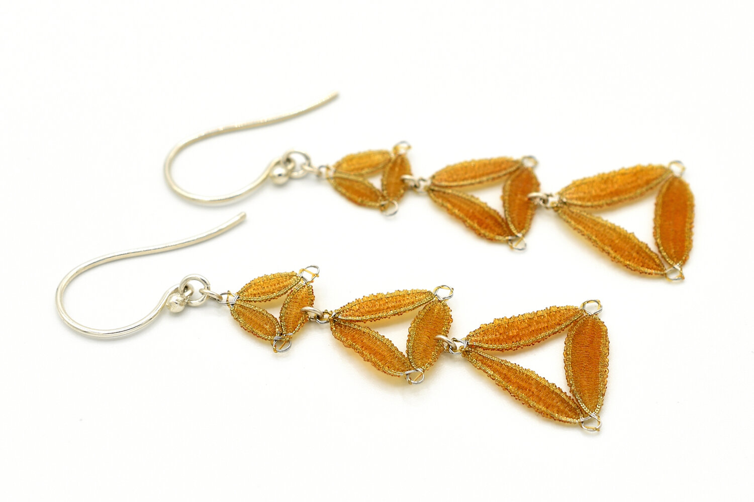 Leaves Ohrringe row curry