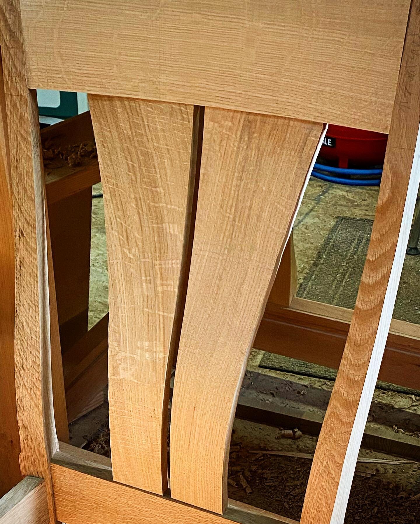 The reason why you don&rsquo;t buy mass produced furniture. You miss out on small details like this grain that flows with the curve of the chair back rest.