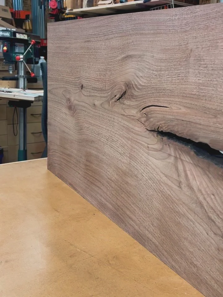 Patch is in &mdash; and no one&rsquo;s the wiser.

This slab kept surprising us with hidden voids after the bark inclusion was cleared out. To keep that natural flow, we added a few subtle holes to the patch for airflow and sight line from the top do