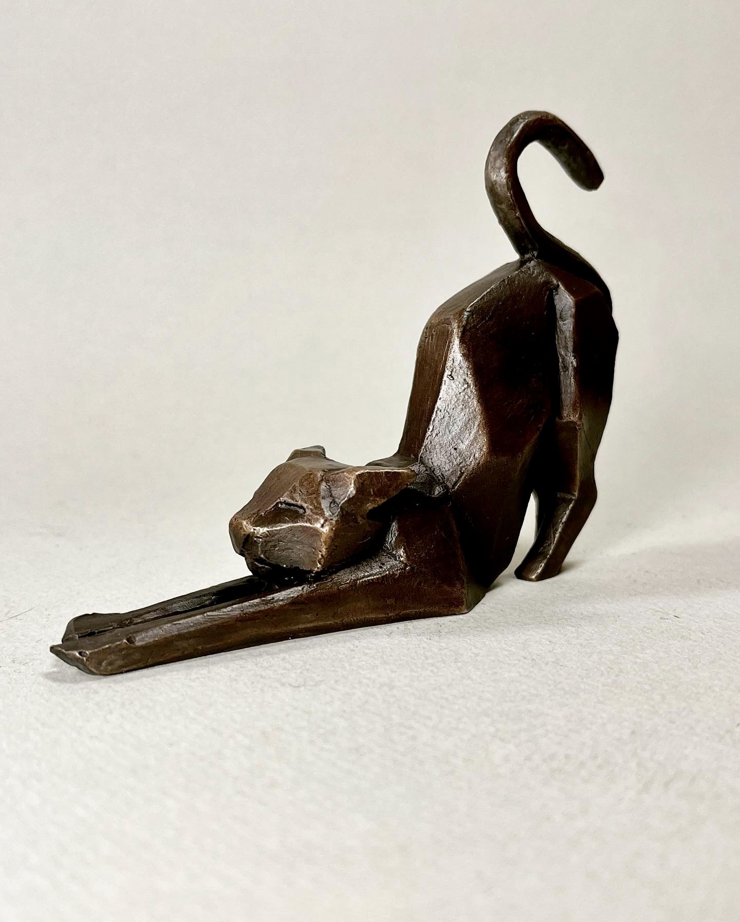 Tiny Stretching Cat