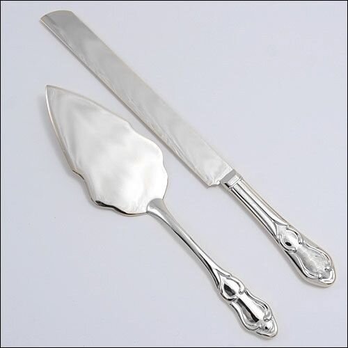 Bride and Groom Cake Knife Set