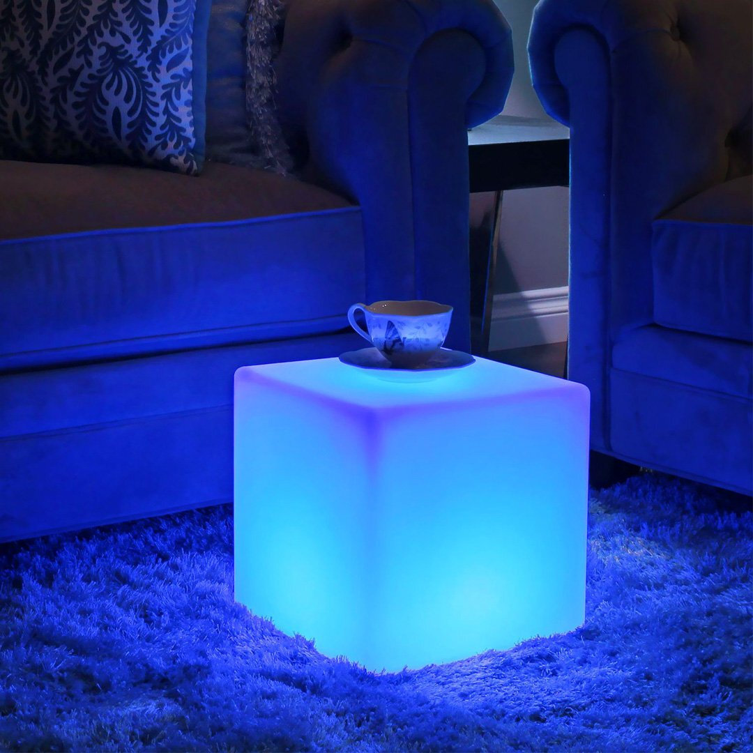 LED Light Ottoman
