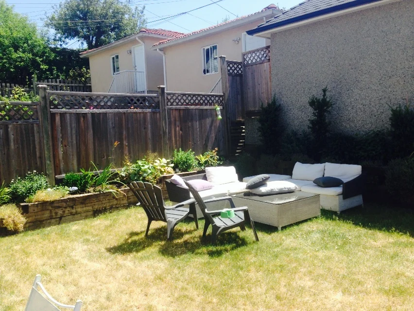  Rear Garden before. 